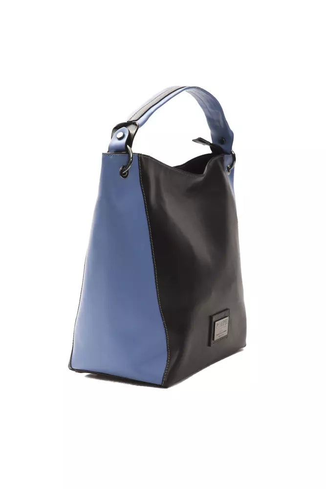 Sac à bandoulière Pompei Donatella en cuir noir pour femme