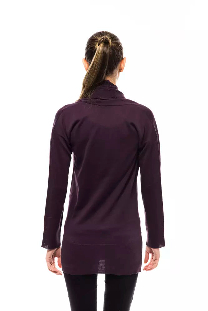 Pull en laine violet pour femme Montana Blu