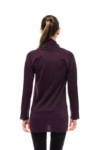 Pull en laine violet pour femme Montana Blu