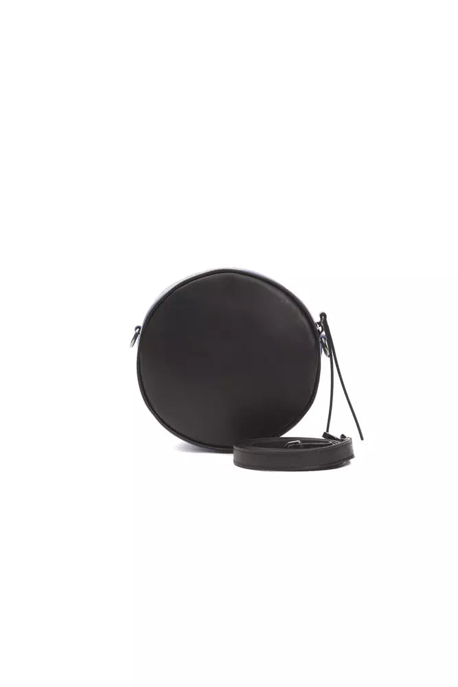 Sac bandoulière Pompei Donatella en cuir noir pour femme