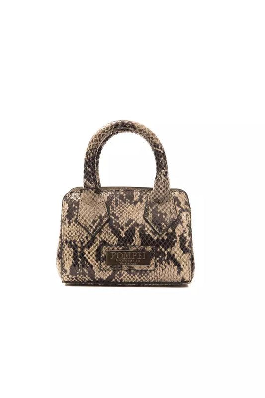 Sac à bandoulière Pompei Donatella en cuir marron pour femme