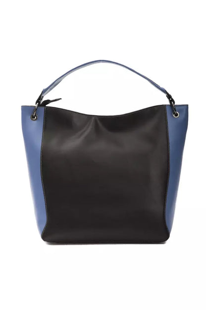 Sac à bandoulière Pompei Donatella en cuir noir pour femme