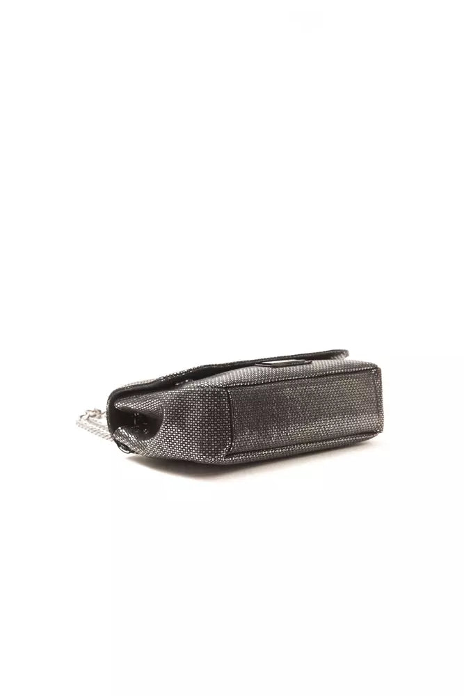 Sac bandoulière Pompei Donatella en cuir gris pour femme