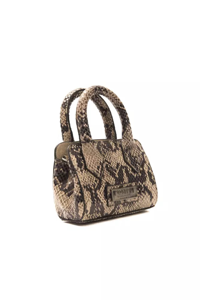 Sac à bandoulière Pompei Donatella en cuir marron pour femme
