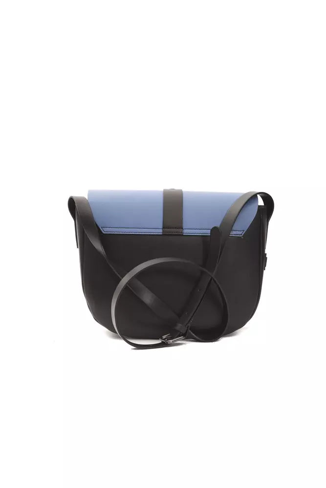 Sac bandoulière Pompei Donatella en cuir bleu pour femme