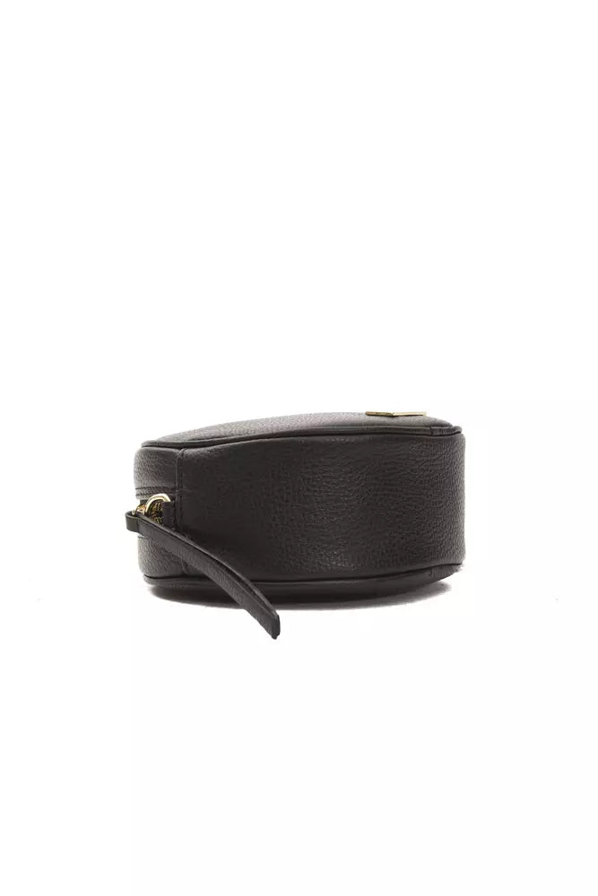 Sac bandoulière Pompei Donatella en cuir noir pour femme