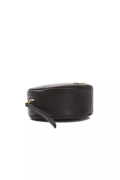 Sac bandoulière Pompei Donatella en cuir noir pour femme