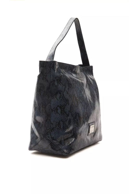 Sac à bandoulière Pompei Donatella en cuir bleu pour femme