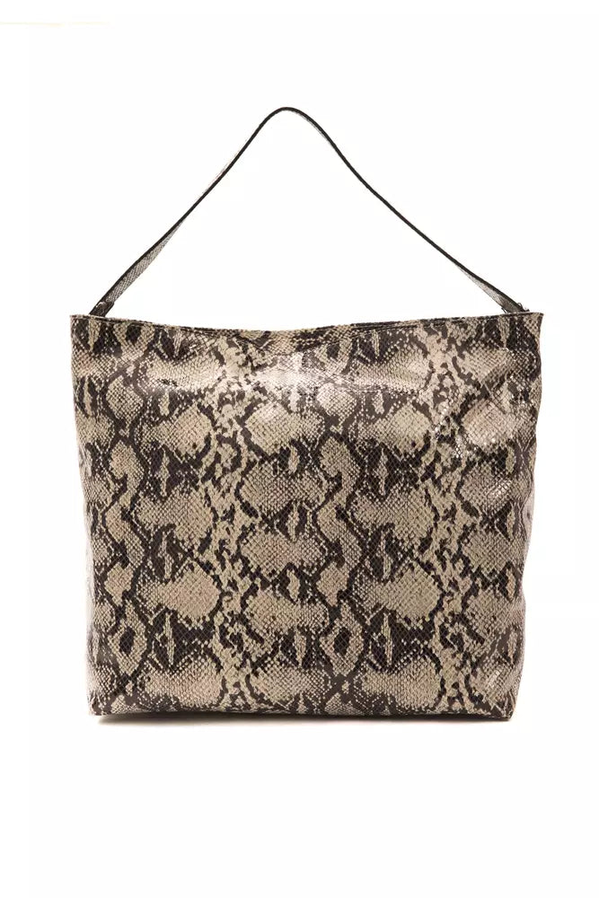 Sac à bandoulière Pompei Donatella en cuir gris pour femme