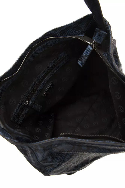 Sac à bandoulière Pompei Donatella en cuir bleu pour femme