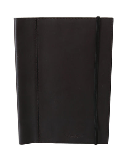 AG Spalding &amp; Bros Zwarte leren bifold reistas met logo