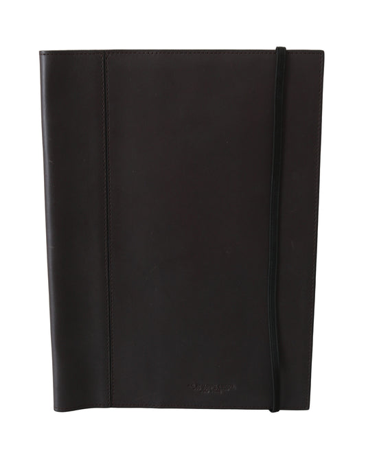 AG Spalding &amp; Bros Zwarte leren bifold reistas met logo