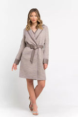Manteau Trussardi beige en coton pour femme