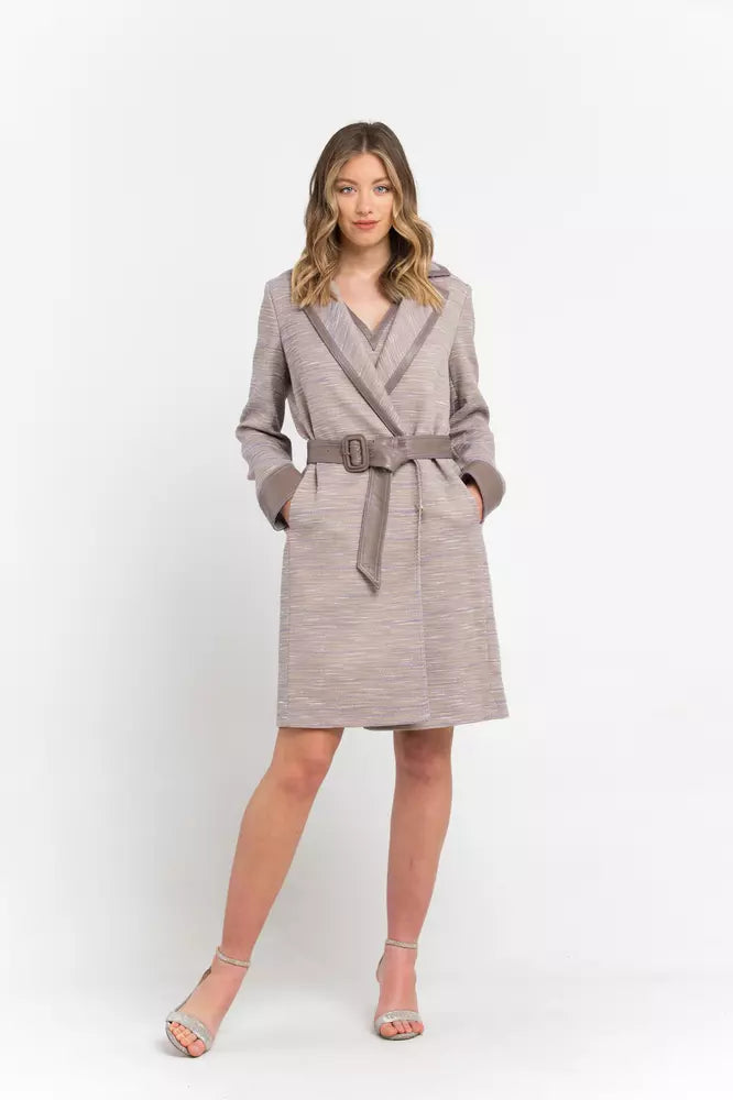 Manteau Trussardi beige en coton pour femme