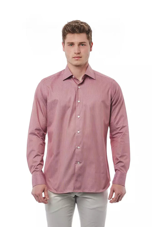 Chemise homme en coton rouge de Bagutta