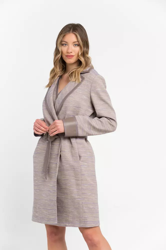 Manteau Trussardi beige en coton pour femme