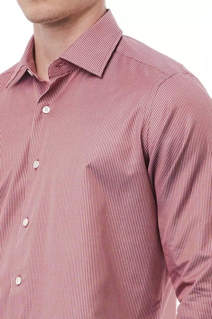 Chemise homme en coton rouge de Bagutta