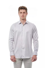 Bagutta White Cotton Regular Fit Shirt for Men