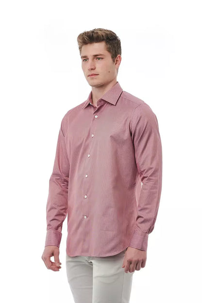 Chemise homme en coton rouge de Bagutta
