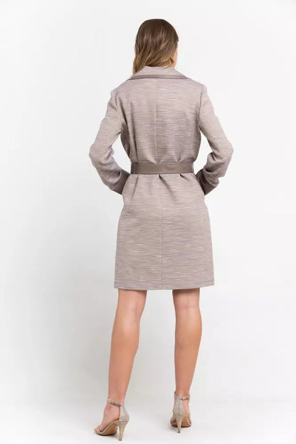 Manteau Trussardi beige en coton pour femme