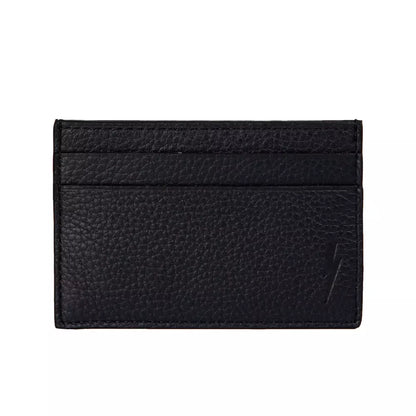 Portefeuille homme en cuir noir Neil Barrett