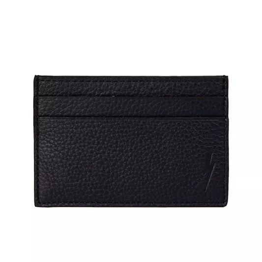 Portefeuille homme en cuir noir Neil Barrett