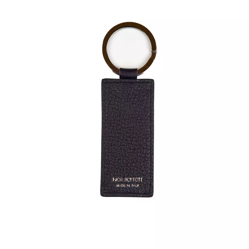 Neil Barrett blauwe leren heren sleutelhanger