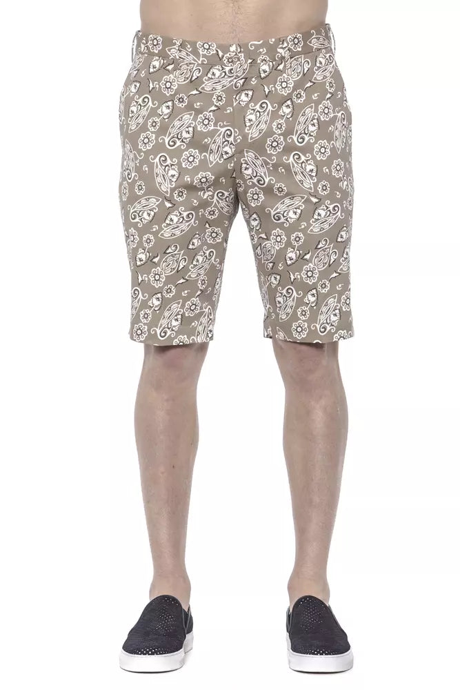 Short bermuda en coton beige pour homme de PT Torino