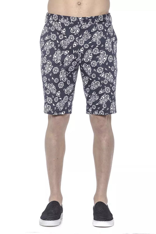 Shorts Bermuda en coton bleu pour homme PT Torino