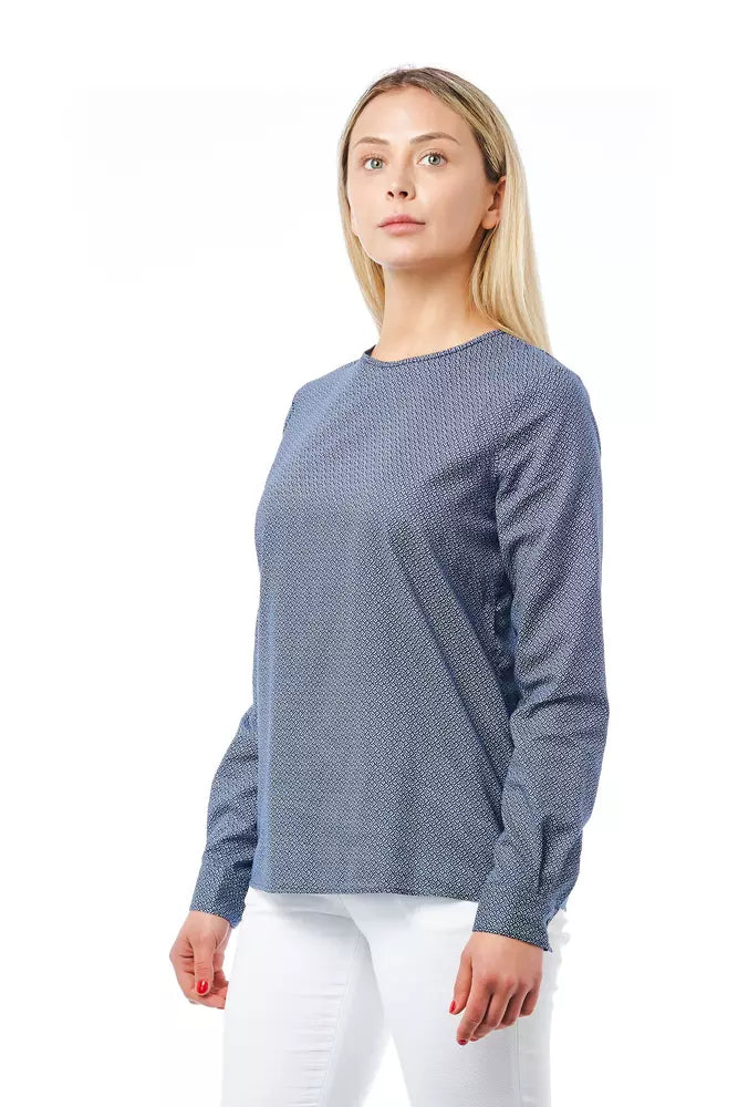 Chemise en coton bleu pour femme de Bagutta