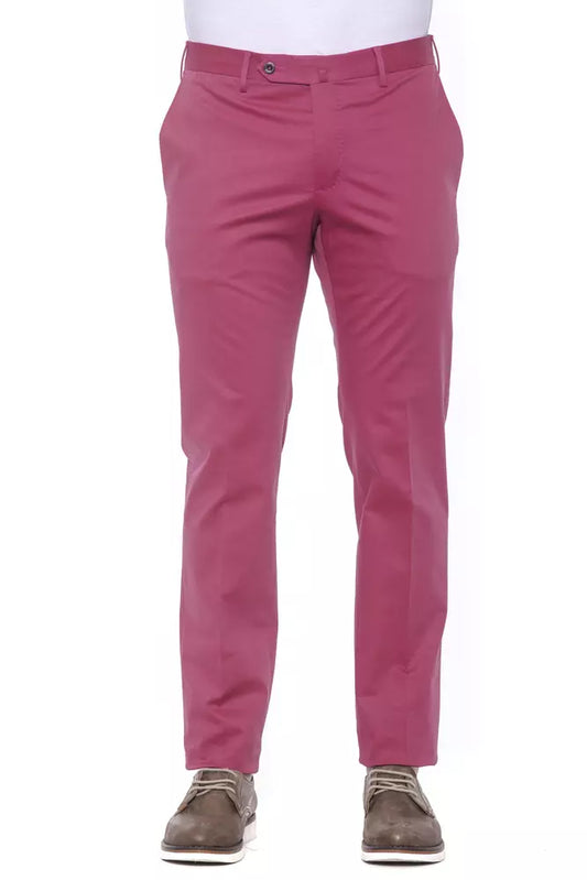 Pantalon homme en coton fuchsia de PT Torino