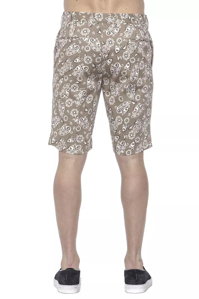 Short bermuda en coton beige pour homme de PT Torino
