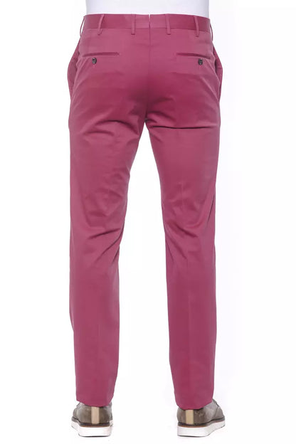 Pantalon homme en coton fuchsia de PT Torino