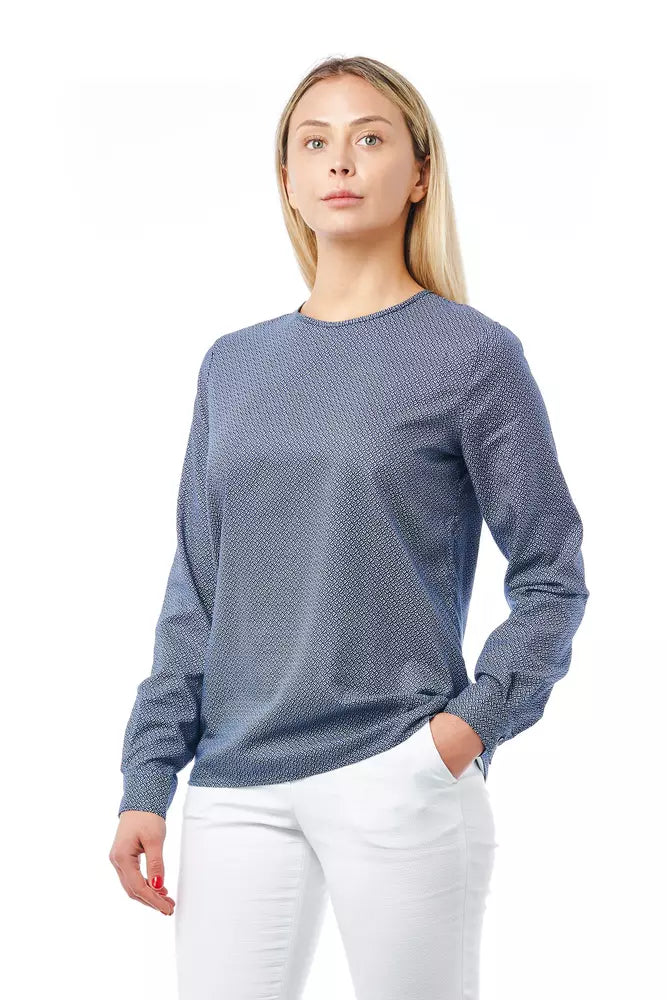 Chemise en coton bleu pour femme de Bagutta