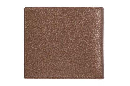 Portefeuille homme en cuir marron Trussardi