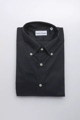 Chemise en coton noir pour homme de Robert Friedman
