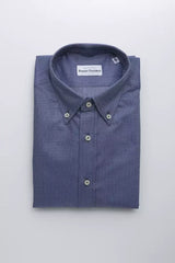 Chemise homme en coton bleu de Robert Friedman