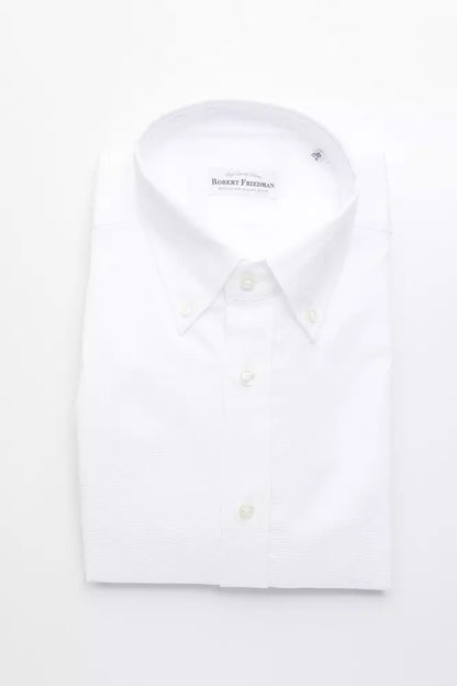 Chemise homme en coton blanc de Robert Friedman