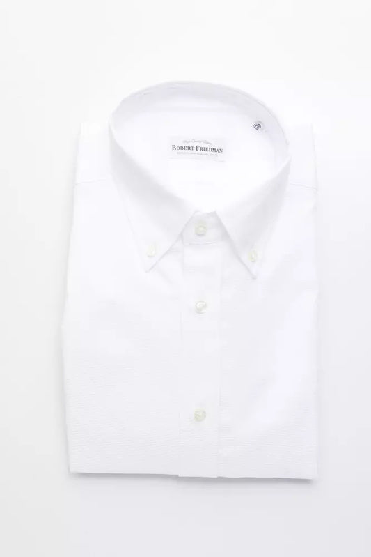 Chemise homme en coton blanc de Robert Friedman
