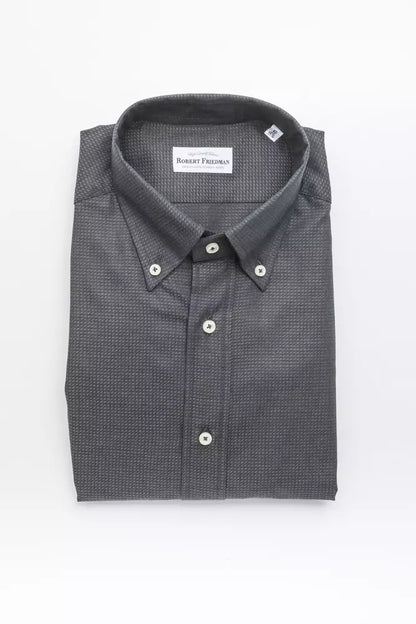 Chemise homme en coton vert de Robert Friedman