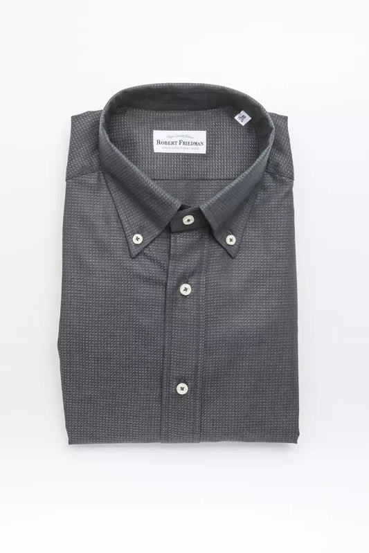 Chemise homme en coton vert de Robert Friedman