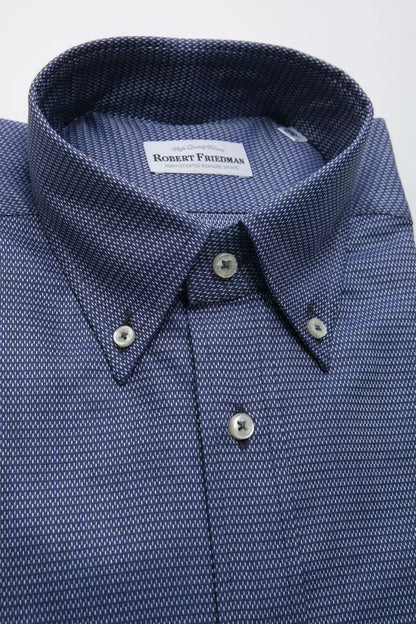 Chemise homme en coton bleu de Robert Friedman