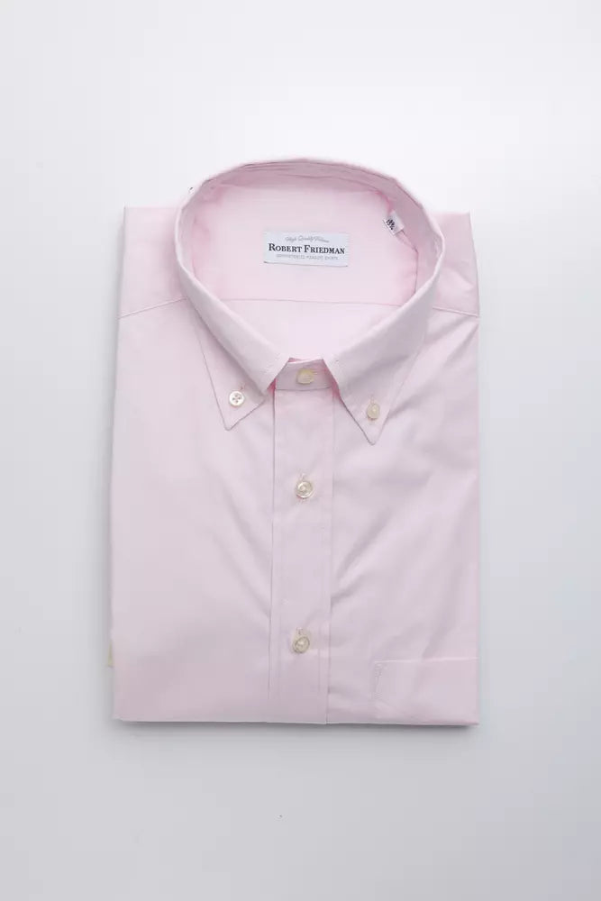 Chemise homme en coton multicolore de Robert Friedman