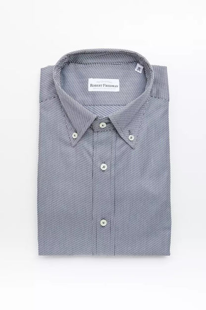 Chemise homme en coton bleu de Robert Friedman