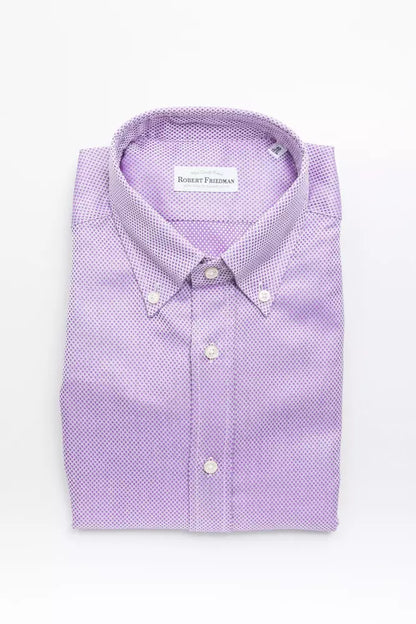 Chemise homme en coton multicolore de Robert Friedman