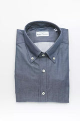 Chemise homme en coton bleu de Robert Friedman