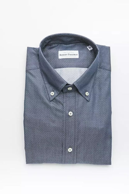 Chemise homme en coton bleu de Robert Friedman