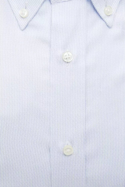 Chemise homme en coton bleu clair Robert Friedman
