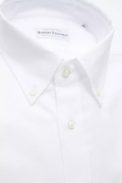 Chemise homme en coton blanc de Robert Friedman