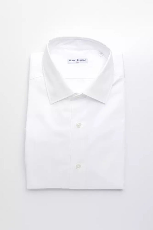 Chemise homme en coton blanc de Robert Friedman